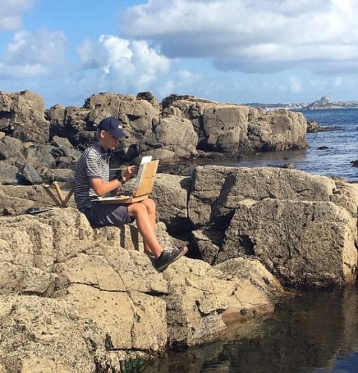 그림을 위해서라면 가끔 새벽 3시에 일어나곤 한다. (사진=데일리메일 캡쳐)