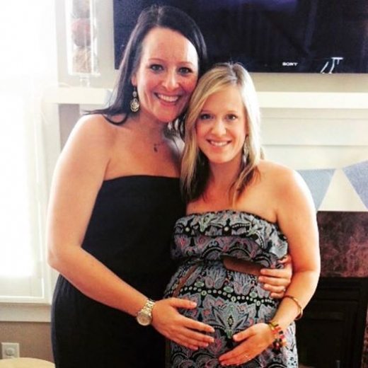 둘째 아들 리드를 임신했을 당시. (사진=미러)