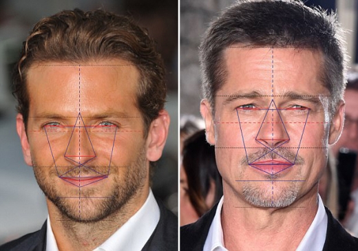 왼쪽부터 브래들리 쿠퍼, 브래드 피트