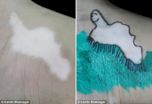 웃고있는 듯한 작은 달팽이.