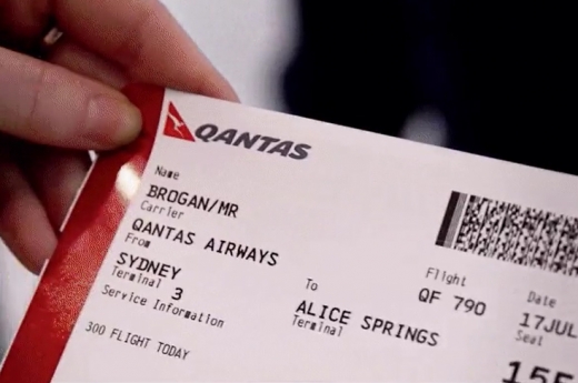 브로건의 이름이 쓰인 탑승권이다. (사진=레딧닷컴 캡처)