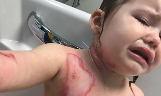 프레야는 처음 경험하는 아픔에 눈물을 멈출 수 없었다. (사진=키즈스팟)