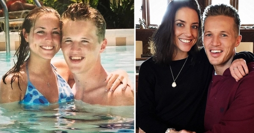 어릴적 연인에서 정식으로 부부가 된 콜레트와 코츠.