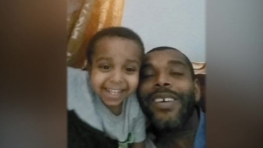 해맑았던 아들과 아빠.