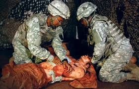 미 육군 의료시뮬레이션훈련센터 훈련 장면