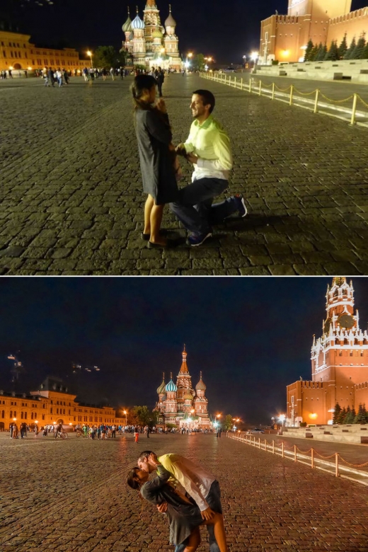 롭은 장거리 연애 3년 만에 러시아 모스크바에서 졸리에게 프러포즈했다. 졸리 역시 롭의 진실한 사랑을 받아들였다.