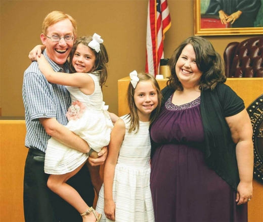 가드너 가족의 모습.