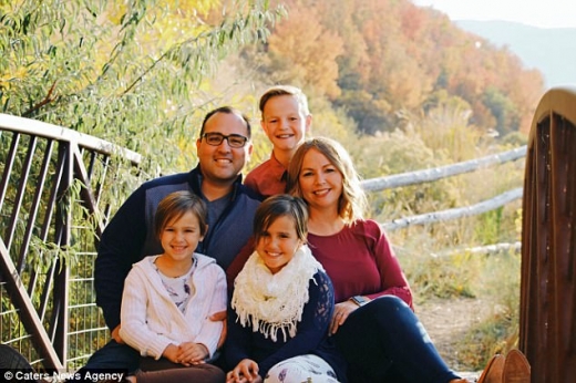 실비아 가족의 모습.