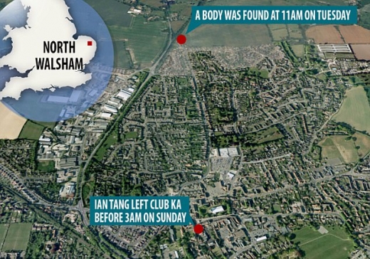 꽤나 먼 거리에서 발견된 그의 시신.