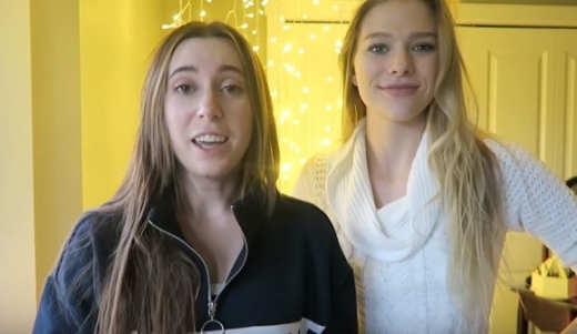 사진작가 아이린 루드닉(왼쪽)과 모델 에밀리 브라운.