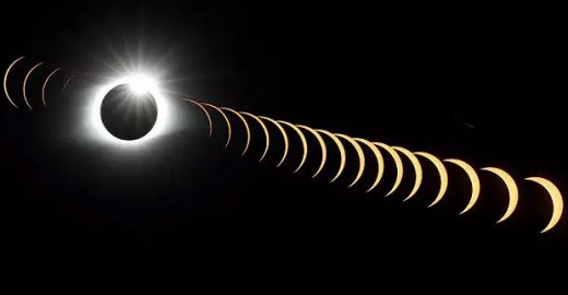 역대 최고 우주쇼 개기일식