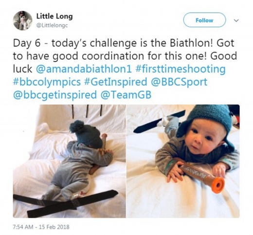 오늘의 도전은 바이애슬론! 이 경기에는 각 능력의 조화가 필요하다! 행운을 빈다.