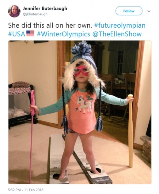 딸은 이 모든 것을 혼자 만들었다.