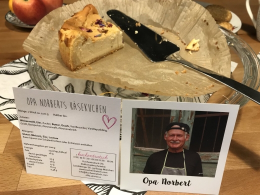 노베르트 할아버지의 치즈케이크.