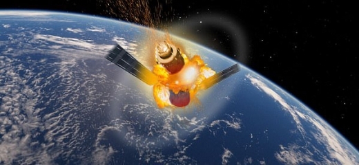 추락하는 톈궁 1호(그래픽)