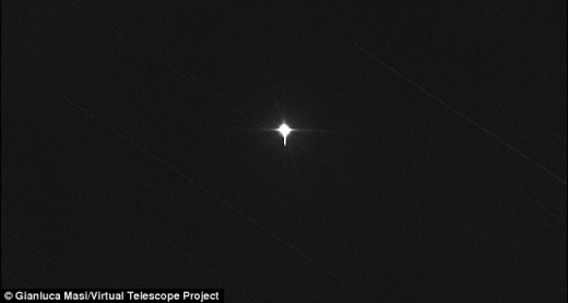 ‘가상 망원경 프로젝트’(Virtual Telescope Project) 웹사이트에서 공개한 톈궁 1호의 모습.
