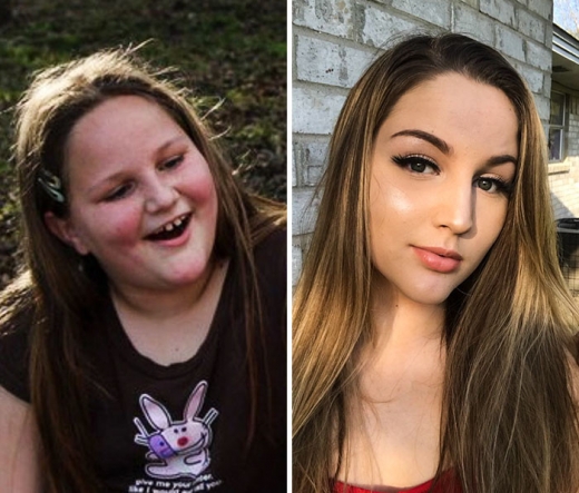 2. ‘한’이라는 이 여성은 “마침내 내게 딱 맞는 해시태그”라고 말했다. 정말 완벽하게 달라진 모습이다.(@hannahknxght/트위터)