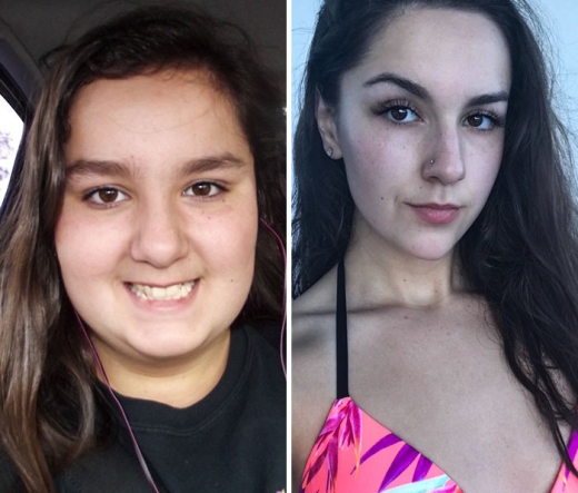 9. 크리스티라는 이름의 이 여성은 “나도 동참한다”고 밝히며 통통했던 과거를 공유했다.(@christysecades/트위터)