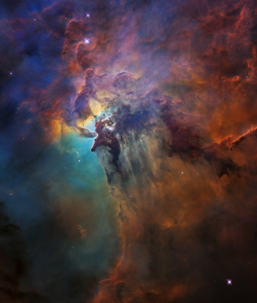 허블우주망원경이 촬영한 ‘석호 성운’(Lagoon Nebula)
