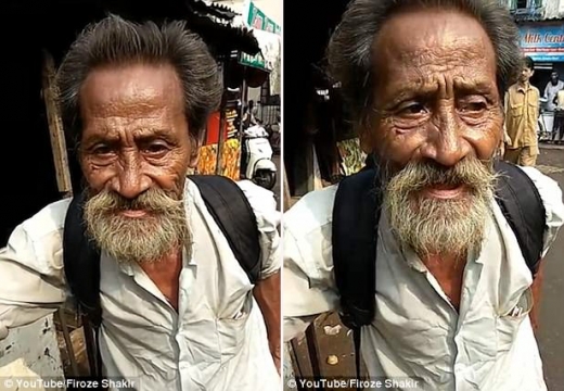 싱은 길거리에서 노래로 구걸하며 돈을 벌고 있었다.