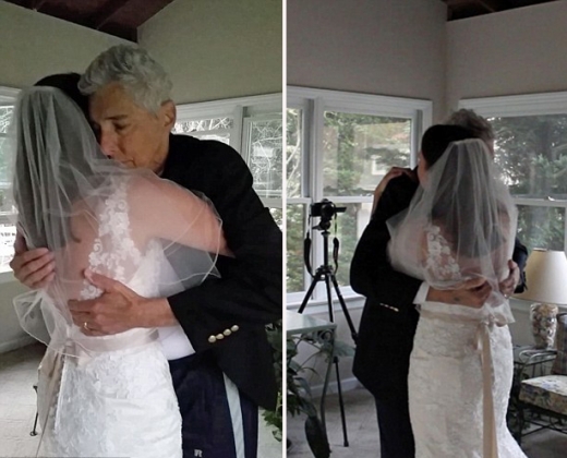 아버지는 딸과의 춤을 위해 하루종일 체력을 비축해 두셨다.