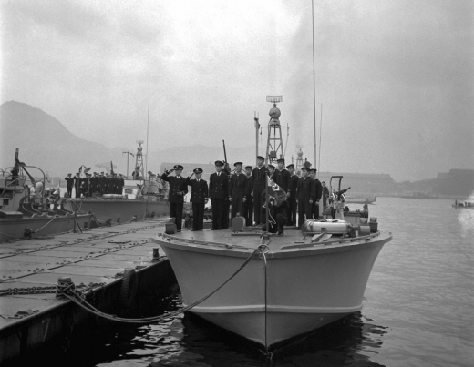 6.25전쟁이 한창이던 지난 1952년 1월 24일 우리 해군은 일본 사세보에서 미 해군으로부터 PT보트 4척을 인수한다 (사진=미 해군)