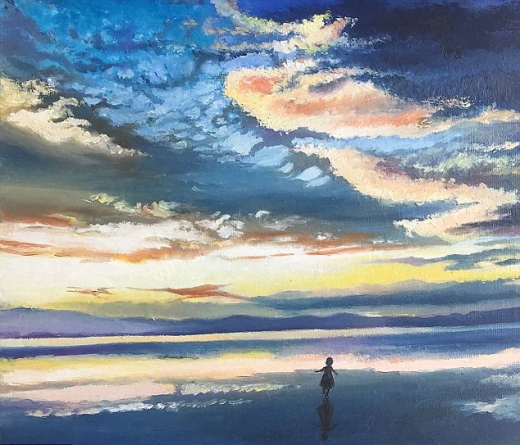 그녀의 작품, ‘꿈의 땅’.