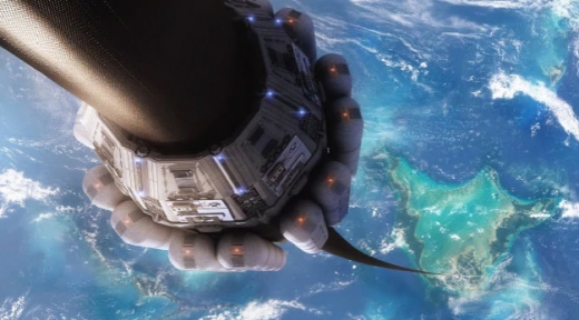 우주 엘리베이터 상상도