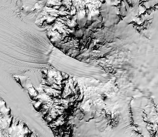 생생한 남극 표면의 모습을 담아낸 REMA