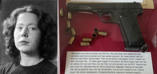 한니 샤프트(왼쪽)와 그녀가 사용하던 권총.(사진=퍼블릭도메인, CC BY-SA 4.0·Thayts)