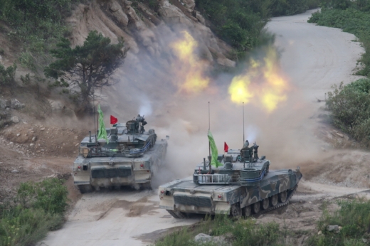 최신형 전차 포탄으로 무장한 k-2 전차는 북한의 최신형 전차는 물론 주변국의 어떤 전차도 파괴할 수 있다 (사진=김대영)