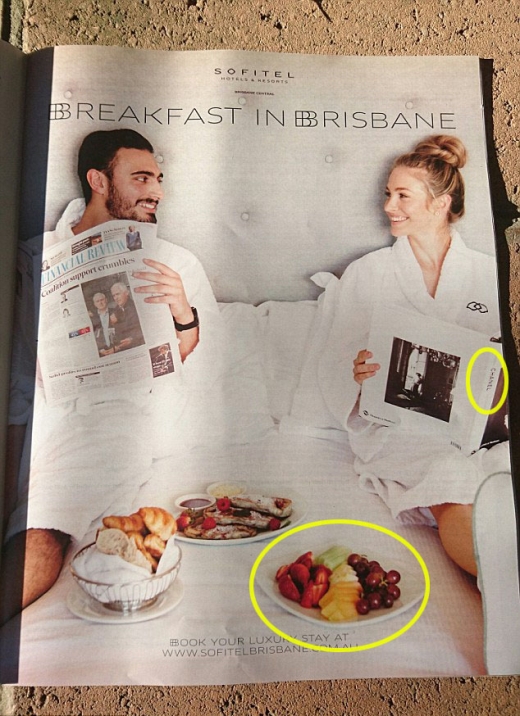 여성들은 읽을 거리와 먹을 거리의 선택권에 대해 지적했다.