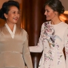 스페인 왕비, 온라인서 파는 13만원 드레스 입고 시진핑 영접