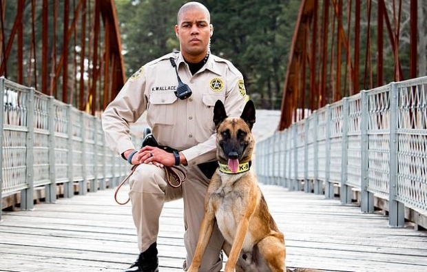 치와와에게 총을 쏜 키난 월러스는 경찰견 담당이었던 것으로 알려져 더욱 충격을 주고 있다.