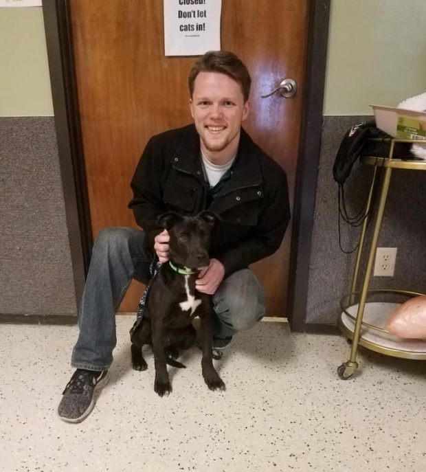 안락사에서 살아남은 강아지 ‘루돌프’가 새 주인을 만났다/킹스 하비스트 노킬 동물보호소 제공