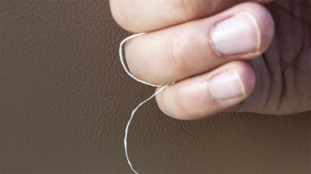 연구팀이 합성 SRT 단백질로 만든 실.(사진=멜릭 데미렐/펜실베이니아주립대)