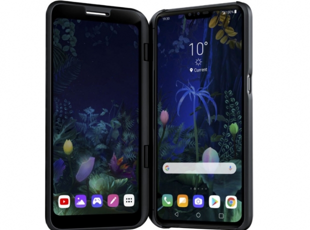 LG전자가 공개한 탈부착식 스마트폰 ‘V50 싱큐 5G’