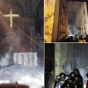 화마 속 처연한 십자가…연기 자욱한 노트르담 대성당 내부 공개