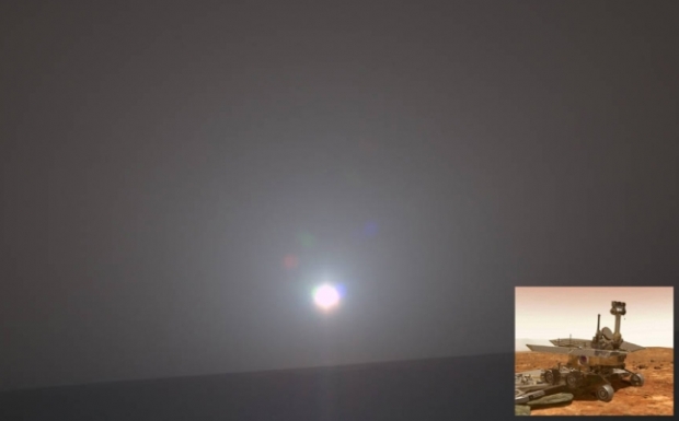 오퍼튜니티가 맞이한 화성의 5000번(솔)째 태양