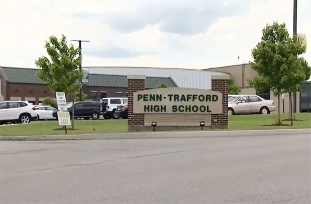 펜실베이니아 펜 트래퍼트 고등학교 전경/사진=KDKA 