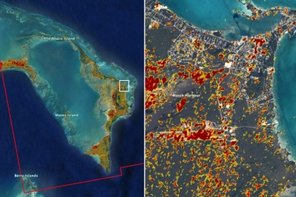 [지구를 보다] 위성으로 본 허리케인 도리안으로 초토화된 바하마