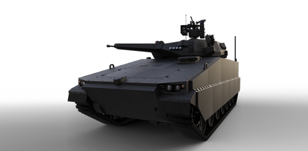 한화디펜스의 레드백 장갑차는 우리 육군에서 이미 검증된 K21 보병전투장갑차 개발기술과 K9 자주포의 파워팩을 기반으로 방호력, 화력 등의 성능을 강화한 미래형 궤도 장갑차다 (사진=한화디펜스)