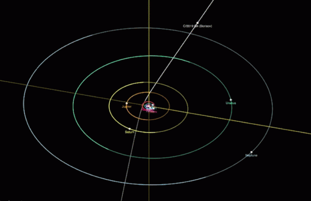 2I/보리소프의 궤적