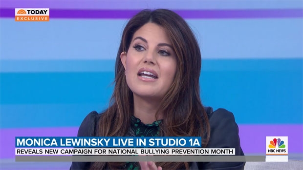 16일 NBC 투데이쇼에 출연한 모니카 르윈스키/사진=NBC 투데이쇼 캡쳐