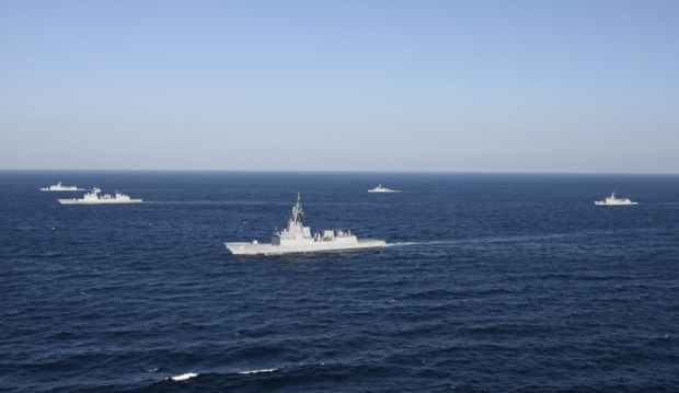 호바트함은 우리 해군과 함께 10월 29일부터 10월 31일까지 포항 인근 해상에서 우리나라와 호주 해군의 연합훈련인 ‘해돌이-왈라비 훈련’을 실시했다. / 사진=해군