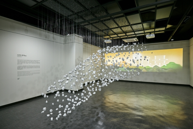 김삿갓 문학관 제 3 전시실에는 김삿갓 프로젝트라고 하여 다양한 인터렉티브 미술도 전시하고 있다.사진=박물관