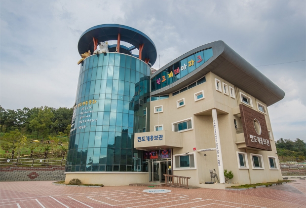진도개 테마파크는 2013년에 건립되어 지금까지 진도개와 관련된 여려 행사를 진행하고 있다. 사진=진도군
