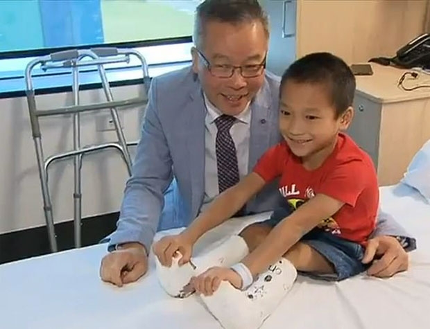 주치의 톰 트랜과 치엔./사진=호주7뉴스