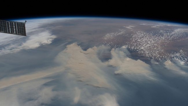 지난 4일 ISS에서 촬영된 호주의 모습. 사진=NASA EOSDIS/LANCE and GIBS/Worldview