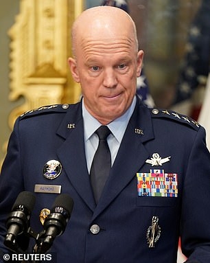 존 윌리엄(제이) 레이먼드 미국 우주군(USSF) 참모총장(사진=로이터 연합뉴스)